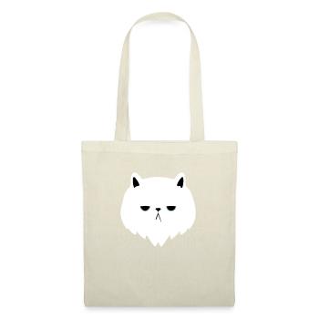 chat s'ennuie - Sac en tissu - nature - Devant