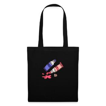 Colorants Tube Taches Encre Coloration - Sac en tissu - noir - Devant