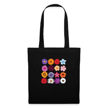 Facilement distrait par les plantes - Sac en tissu - noir - Devant