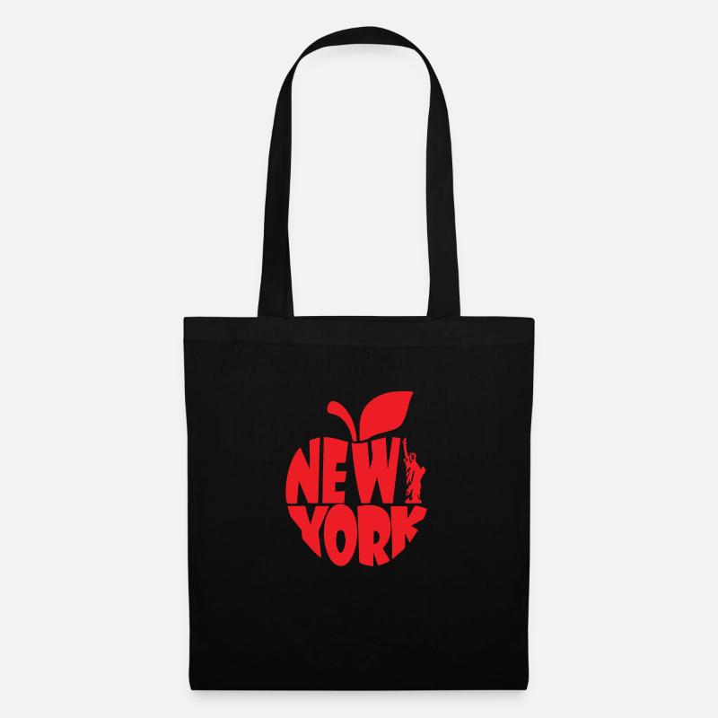 Süchtig nach New York - Stoffbeutel - Schwarz
