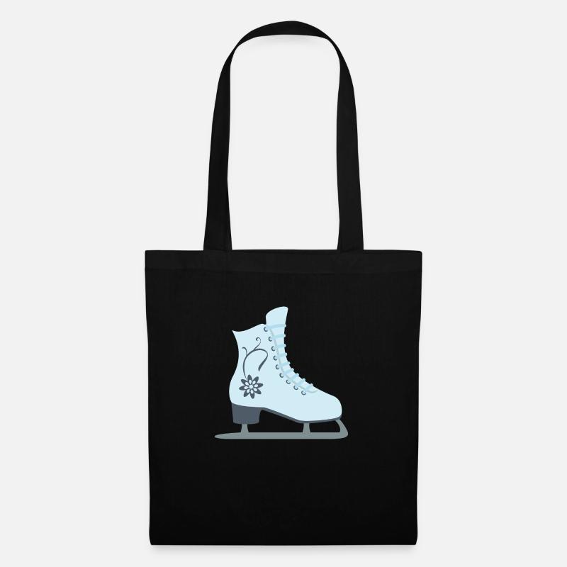Ice skating ice skating - Tote Bag - black