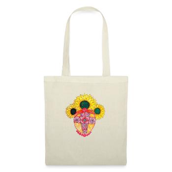 Motanka. Ukrainian doll. Ukrainian sunflowers - Tote Bag - nature - Front