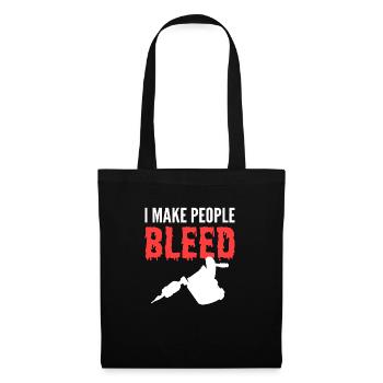 People bleed tattoo artists poison - Tote Bag - black - Front