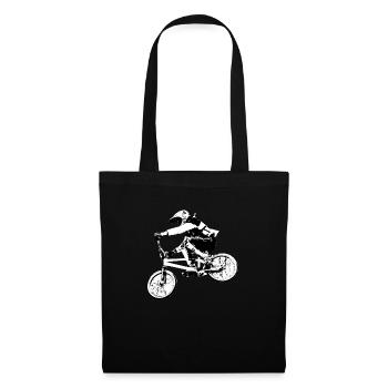 BMX Race Racing Mountainbike Motocross - Stoffbeutel - Schwarz - Vorne