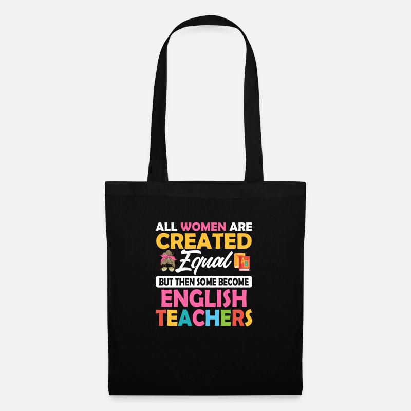 Certains deviennent professeurs d’anglais Grammaire linguistique - Sac en tissu - noir