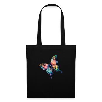 Butterfly rainbow colors - Tote Bag - black - Front