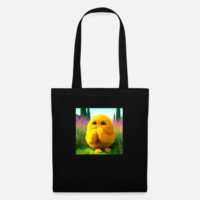 surprising cuddle - Tote Bag - black