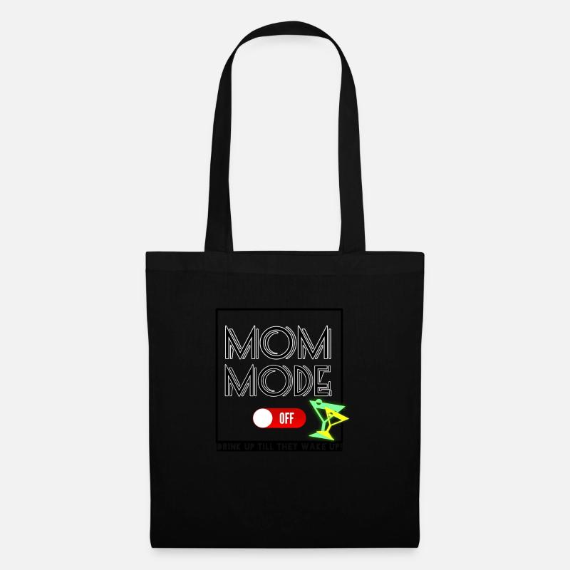 MOM MODE - Stoffbeutel - Schwarz