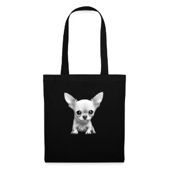 Chiens Chihuahua Propriétaires de chiens Propriétaires de chiens Chien - Sac en tissu - noir - Devant