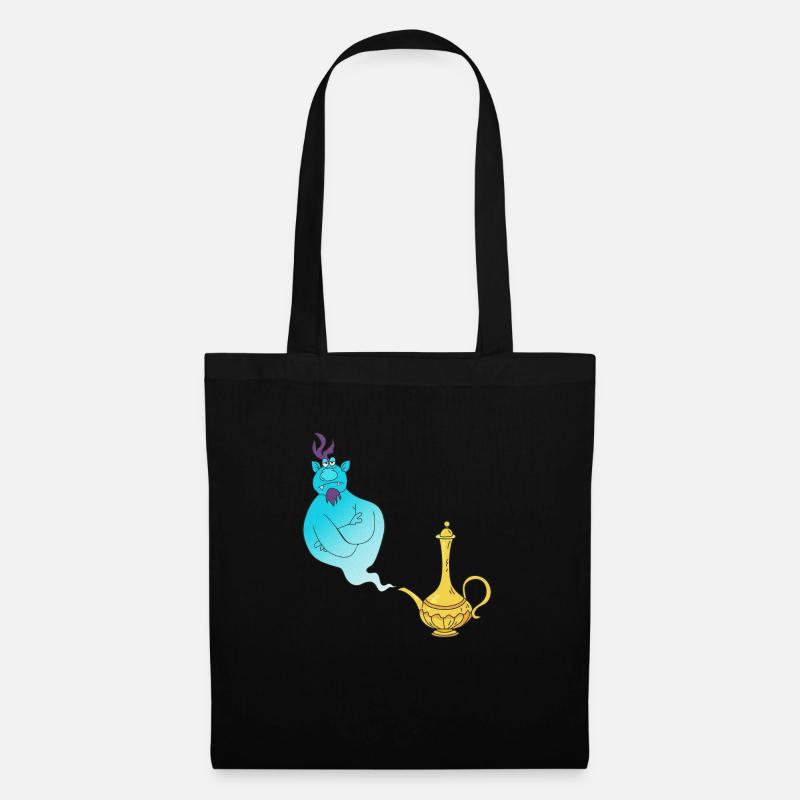 Gini Magic Lamp Genie - Tote Bag - black