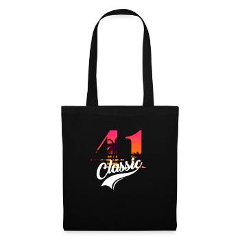 Vintage 1941-41e anniversaire - Sac en tissu - noir - Devant