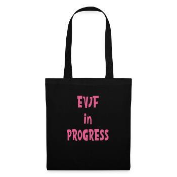 EVJF in progress - Sac en tissu - noir - Devant