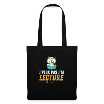 I can't read - Tote Bag - black - Front