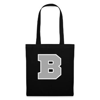 Letter b sport - Tote Bag - black - Front