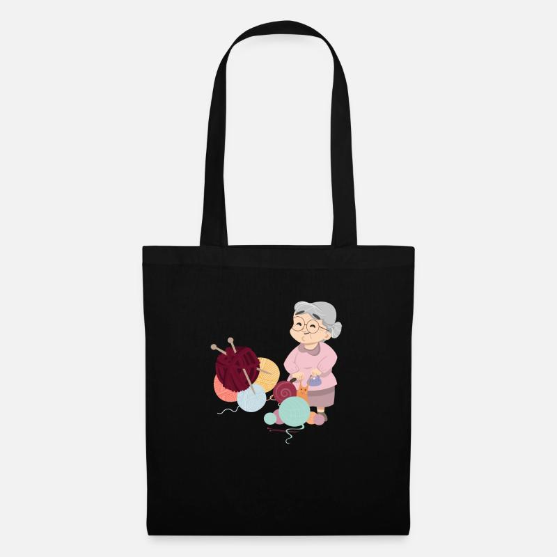 Wool - Tote Bag - black
