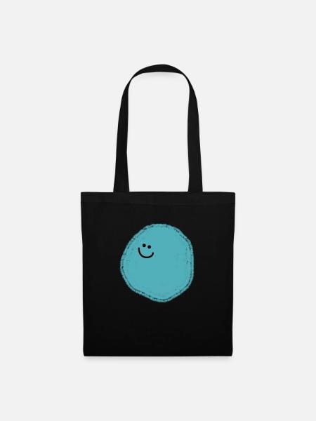 Tiego (Blue Ball) - Tote Bag - black
