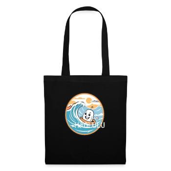 Honolulu Hawaii USA Geschenk Geschenkidee - Stoffbeutel - Schwarz - Vorne