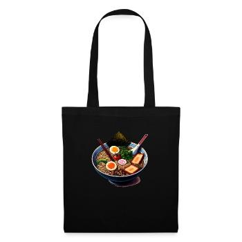 Ramen Nudelsuppe - Stoffbeutel - Schwarz - Vorne