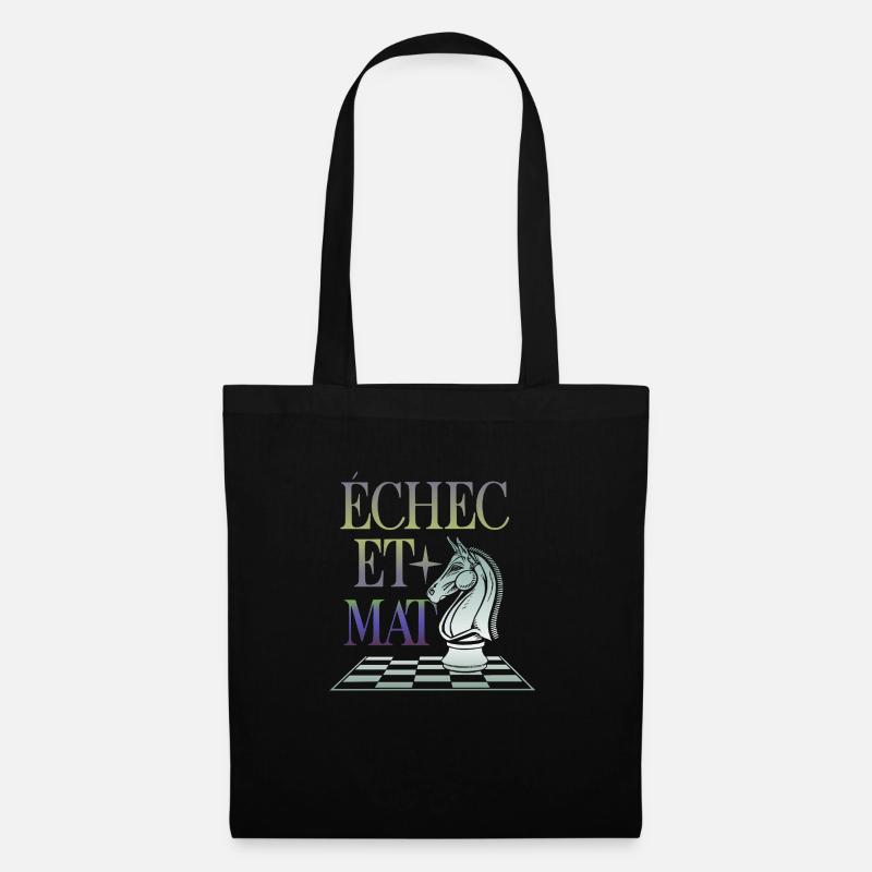 Echec et Mat - Sac en tissu - noir