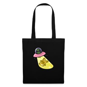 Teddy kidnappé par OVNI Uap - Sac en tissu - noir - Devant