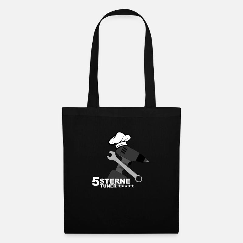 5 Sterne Tuner / coole Tuning Designs - Stoffbeutel - Schwarz