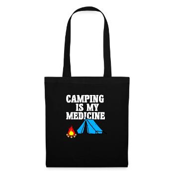 Camping Medicine - Tote Bag - black - Front