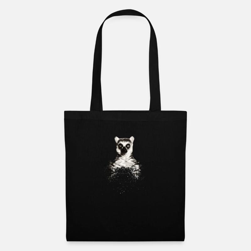 Lemurien Splash - Tote Bag - black