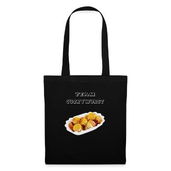 Team Currywurst - Stoffbeutel - Schwarz - Vorne