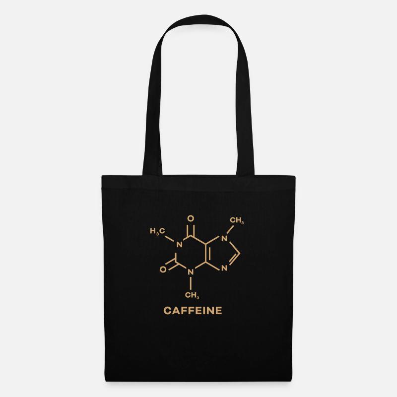 caffeine - Sac en tissu - noir