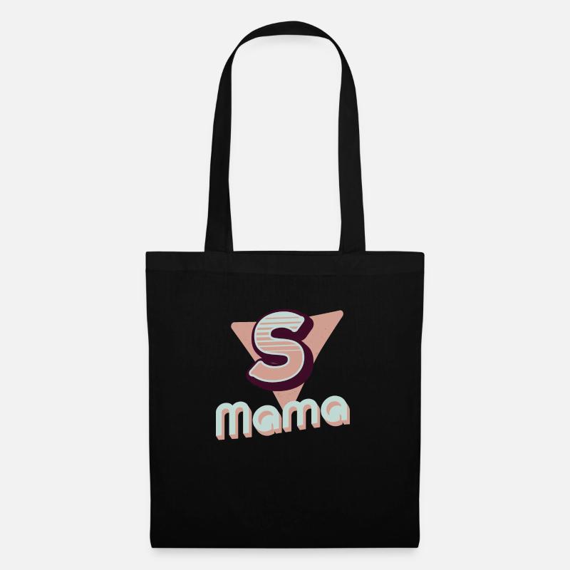 Supermama - Stoffbeutel - Schwarz