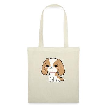 Cavalier King Charles Spaniel - Stoffbeutel - Natur - Vorne