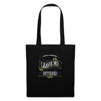 livreur chemise blagues chat livre lecteur dictons - Sac en tissu - noir - Devant