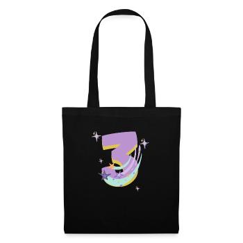 3rd birthday (3 year gift) - Tote Bag - black - Front