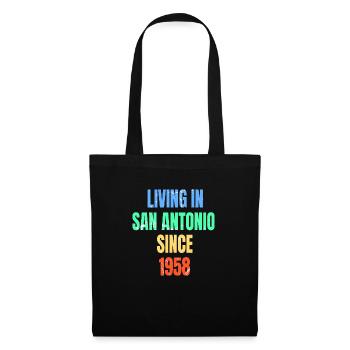 Retro Vintage Living à San Antonio depuis 1958 - Sac en tissu - noir - Devant
