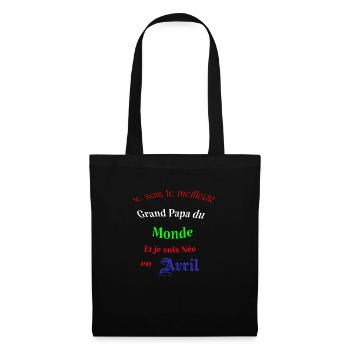 Le meilleur Grand Papa du monde - Sac en tissu - noir - Devant