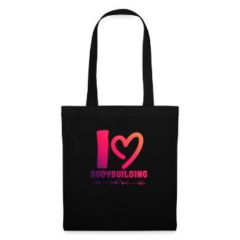 I love bodybuilding - Tote Bag - black - Front