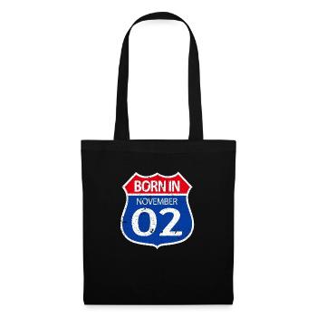 Born in November 2002 - Tote Bag - black - Front