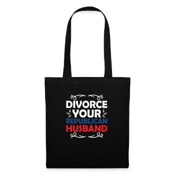 Divorce Your Republican Husband Divorcee Ex-Wife W - Tote Bag - black - Front