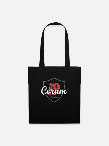 Çorum - Stoffbeutel - Schwarz