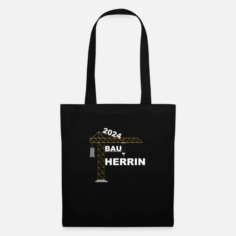 Bauherrin 2024 Design - Stoffbeutel - Schwarz