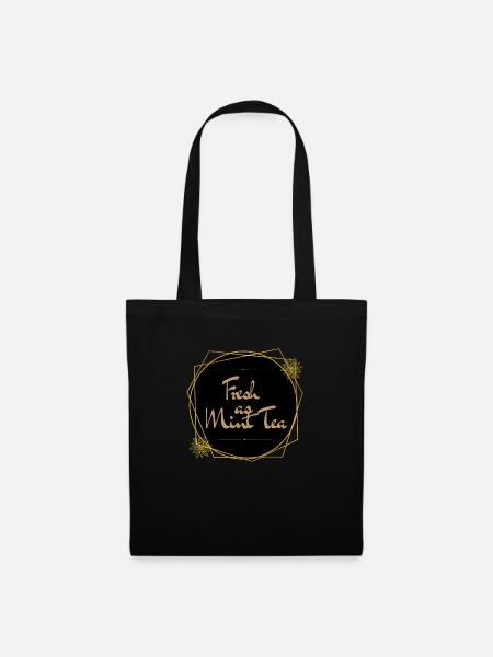 Mint Tea Thé à la Menthe - Tote Bag - black
