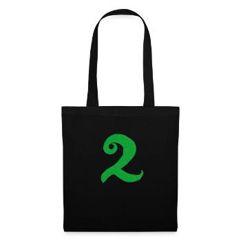 Number 2 - Tote Bag - black - Front