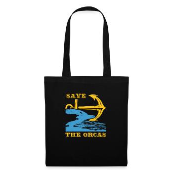SAVE DOLPHINS THE ORCAS - Tote Bag - black - Front