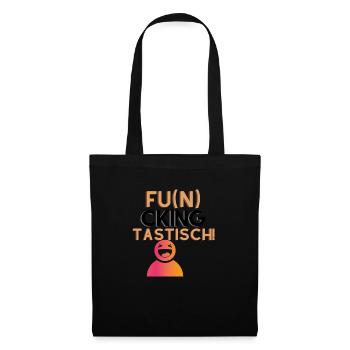 Funtastisch - Stoffbeutel - Schwarz - Vorne
