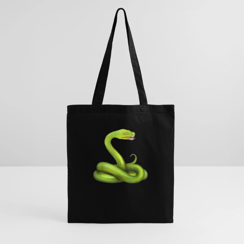 L’animal de la jungle du serpent python vert Sac en tissu