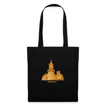 Prenzlau Stettiner Tor Marienkirche Brandenburg - Sac en tissu - noir - Devant