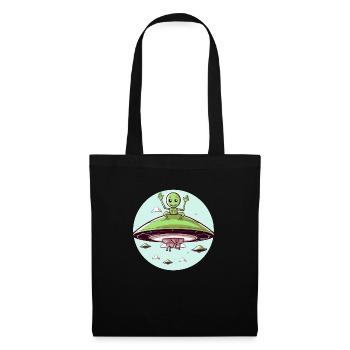 Doodo l'alien - Sac en tissu - noir - Devant