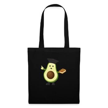 Avocado-Richter - Stoffbeutel - Schwarz - Vorne