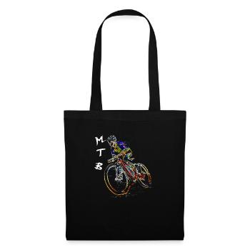 MTB MTB downhill - Tote Bag - black - Front