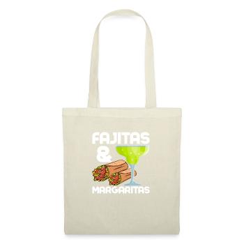 Fajitas & Margaritas Food Wrap Taco gourmand - Sac en tissu - nature - Devant